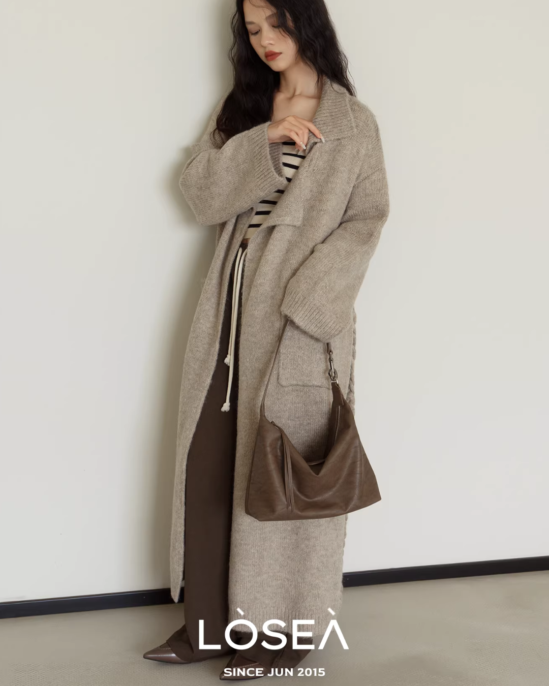 Leather One-Handle Bag LSA0007
