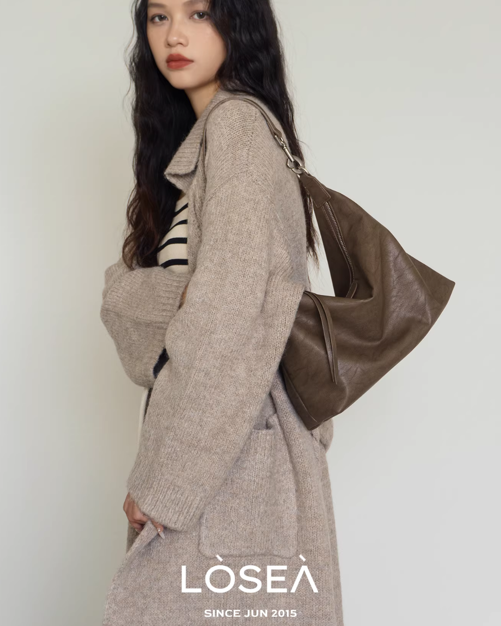 Leather One-Handle Bag LSA0007