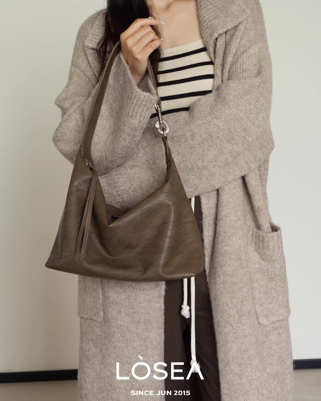 Leather One-Handle Bag LSA0007