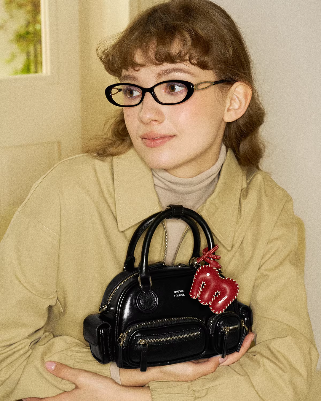 Leather Multiple Pockets Handbag MUV0045