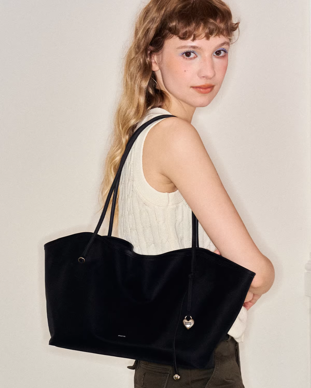 Suede Large Tote Bag MUV0058