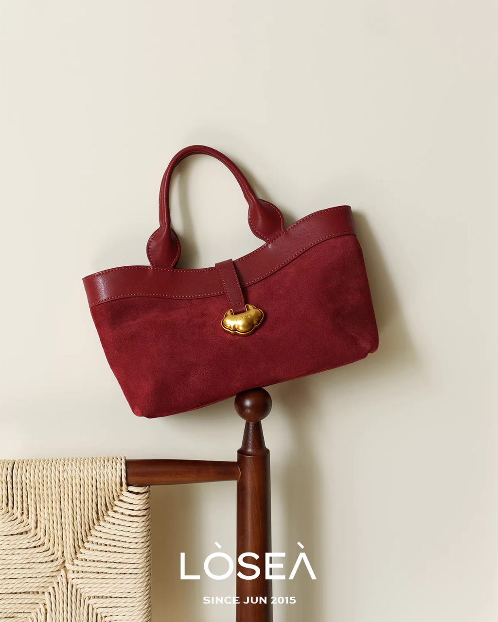 Leather Suede Square Bag LSA0006