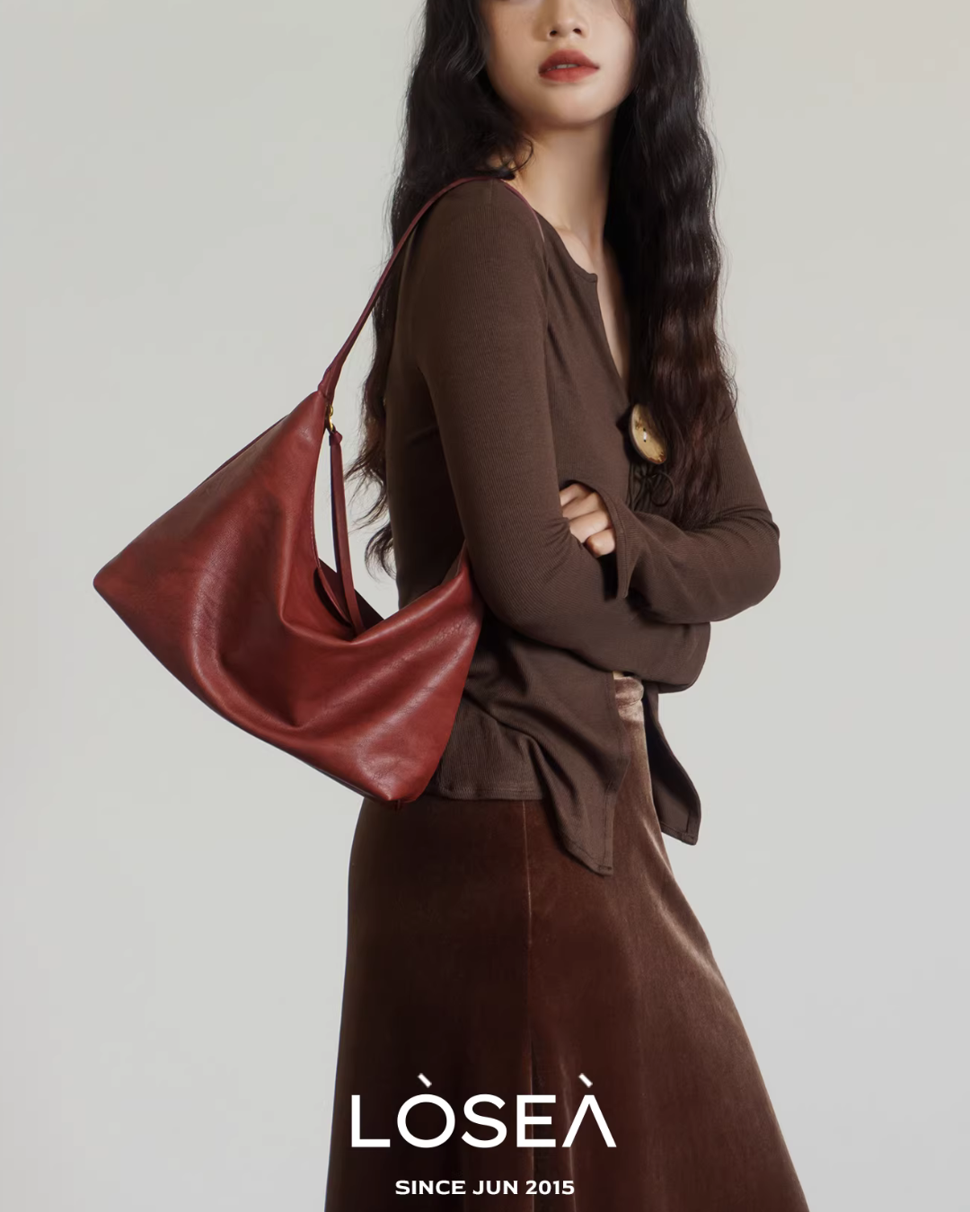 Leather One-Handle Bag LSA0007
