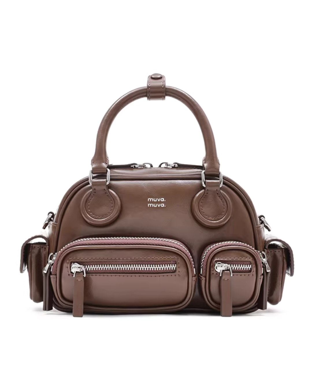 Leather Multiple Pockets Handbag MUV0045