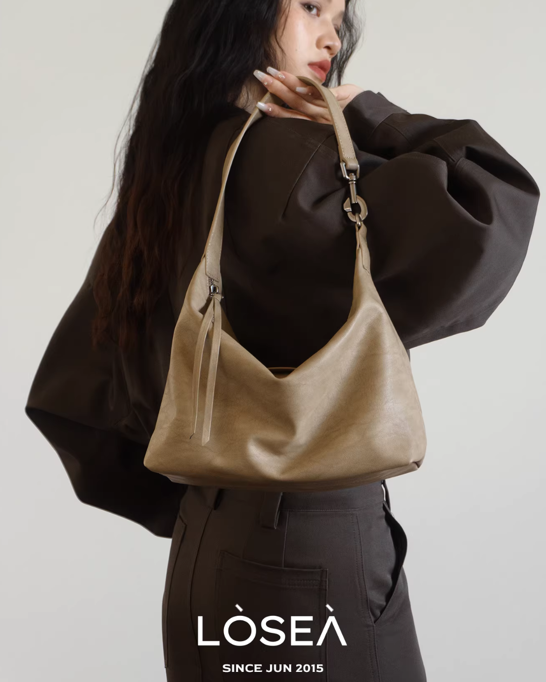 Leather One-Handle Bag LSA0007
