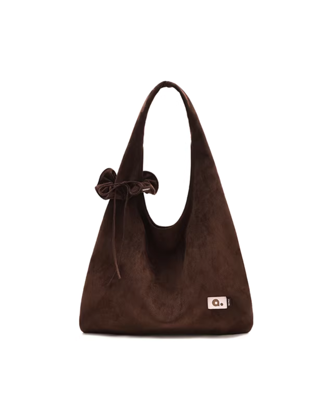 Ribbon Charm Suede Shoulder Bag MUV0049