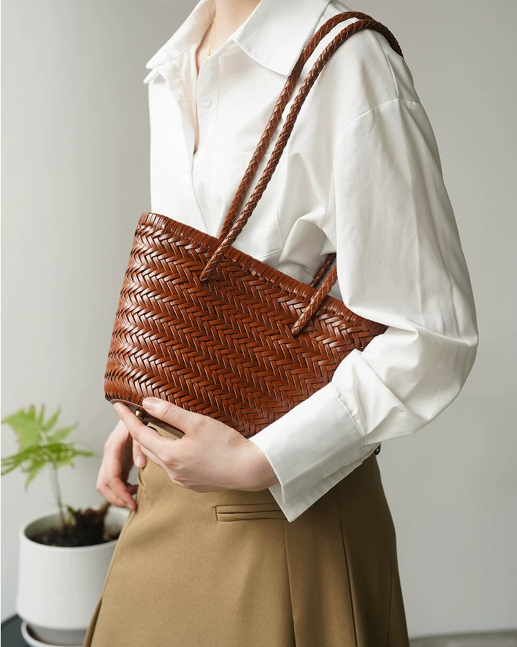 Woven Bucket Bag CCU0008