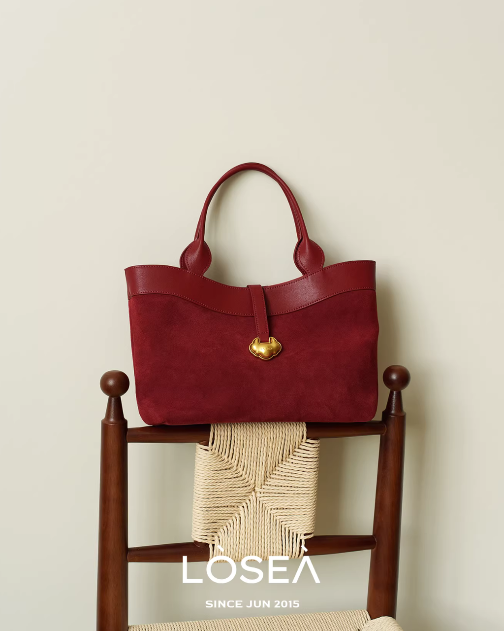 Leather Suede Square Bag LSA0006