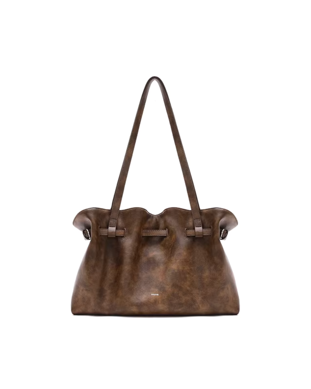 Leather Drawstring Handbag MUV0026