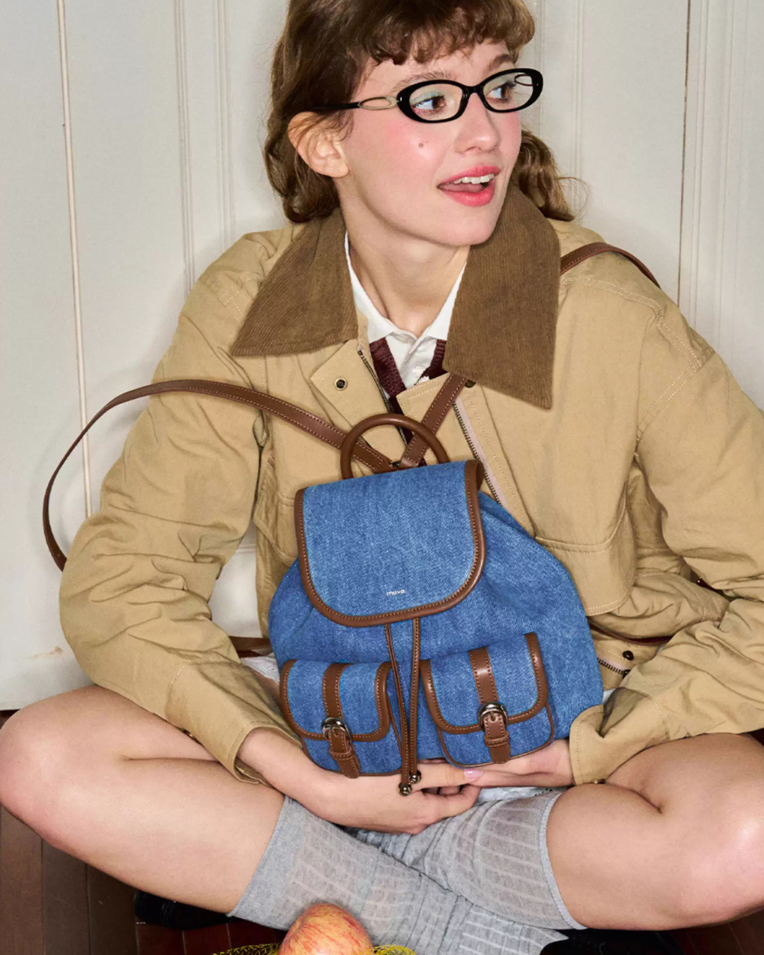Denim Mini Backpack MUV0034