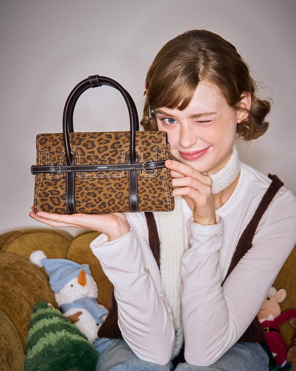 Retro Leopard Square Bag  MUV0035