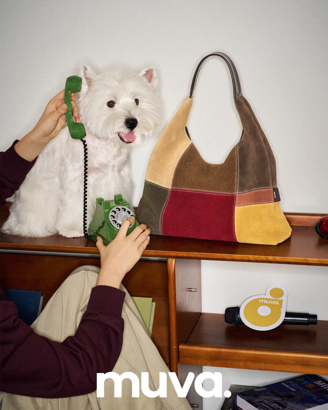 Color-Block Shoulder Bag MUV0037