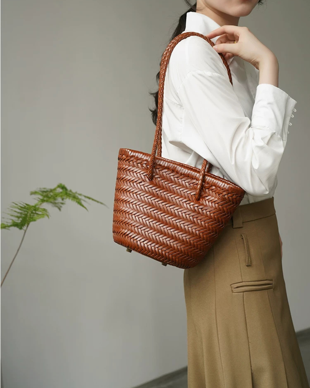Woven Bucket Bag CCU0008