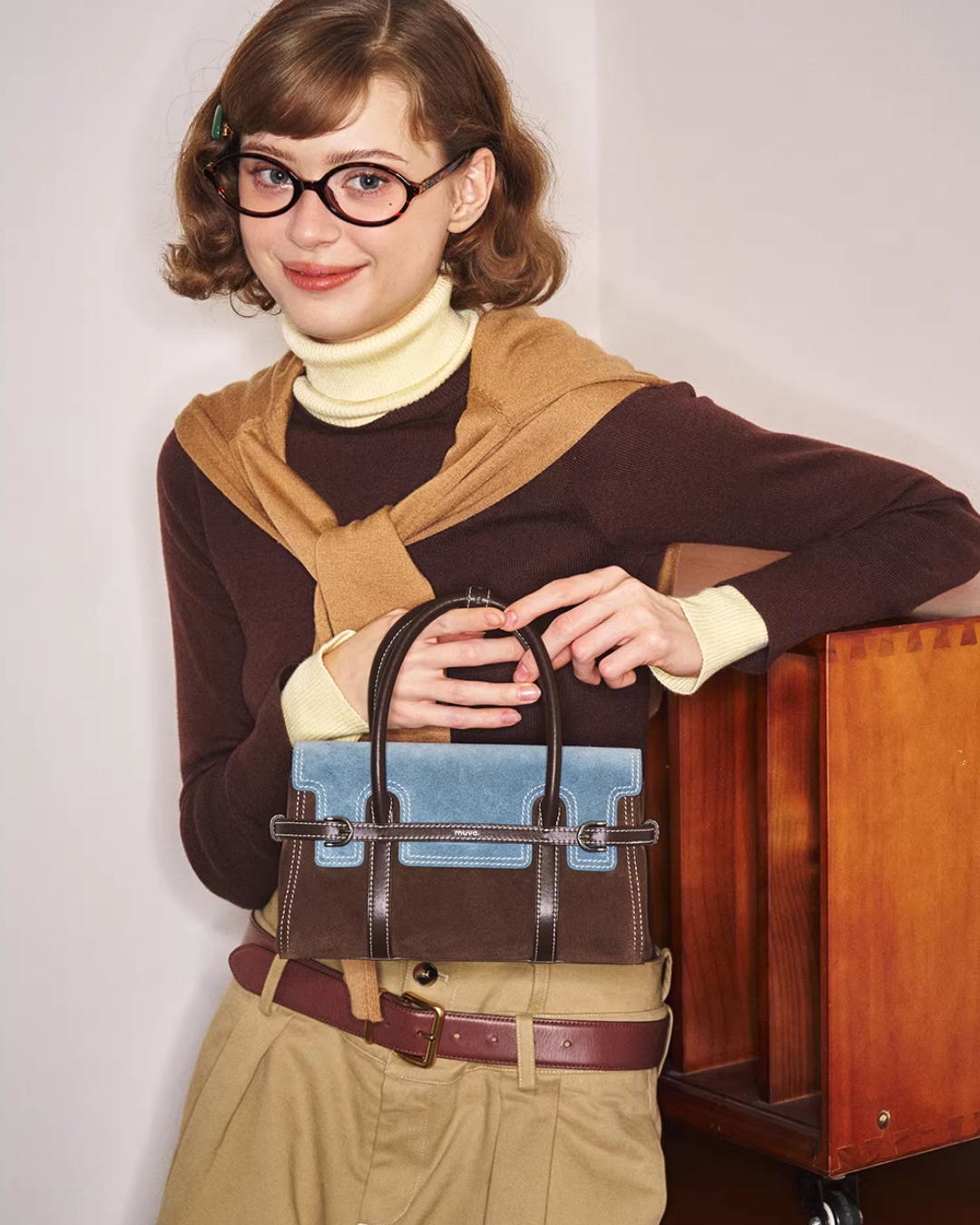 Vintage Color-Block Bag MUV0047