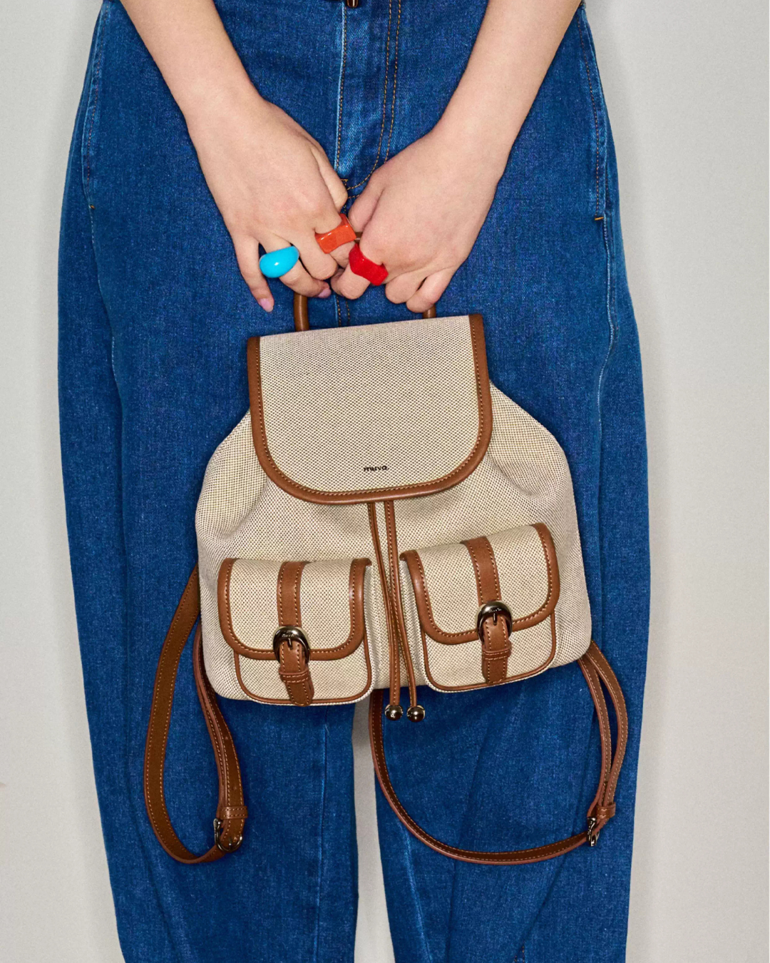 Denim Mini Backpack MUV0034