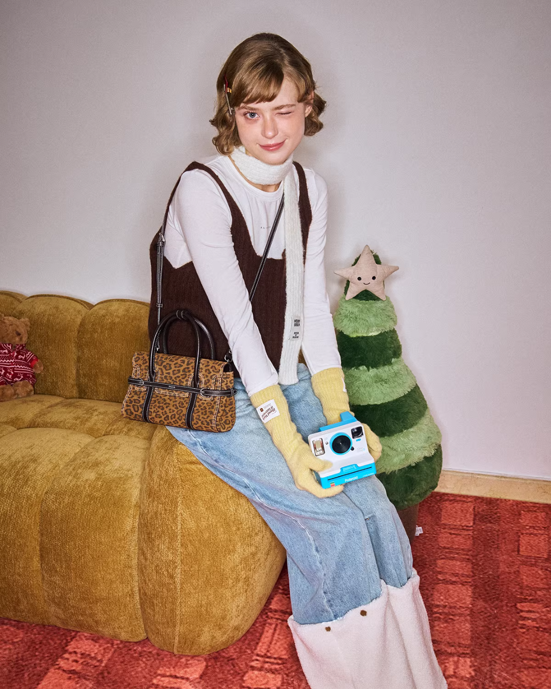 Retro Leopard Square Bag  MUV0035