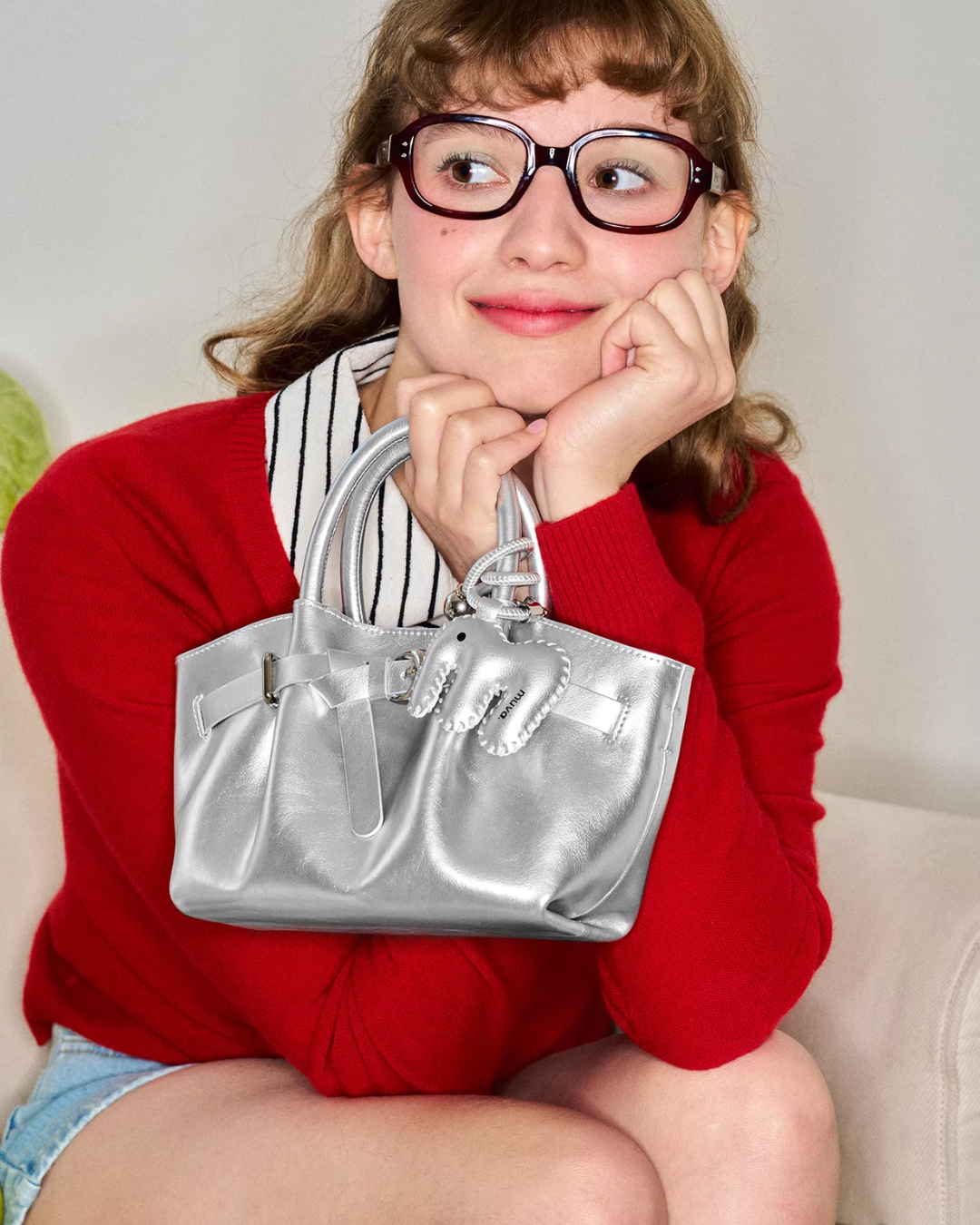 Leather Wrinkled Processed Handbag MUV0025