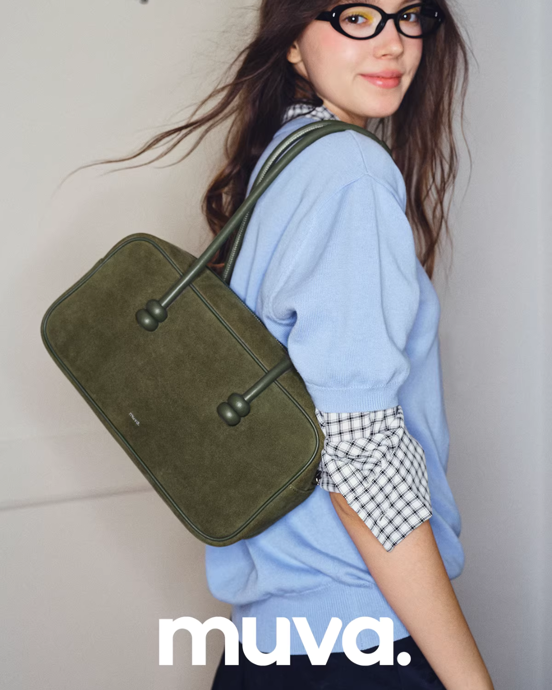Suede Rectangular Bag MUV0042