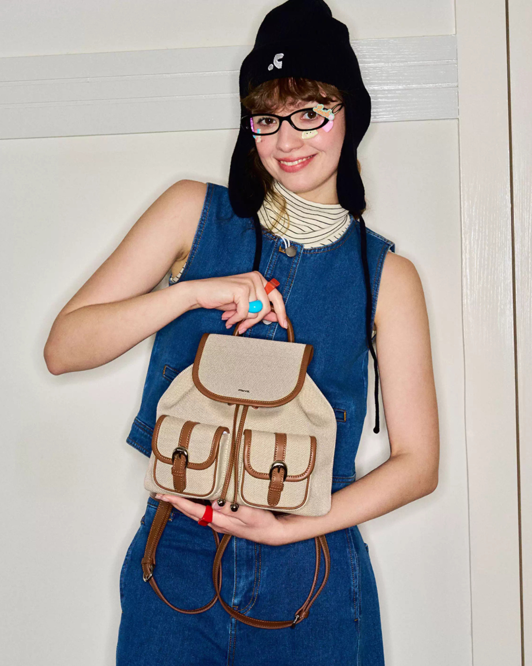 Denim Mini Backpack MUV0034