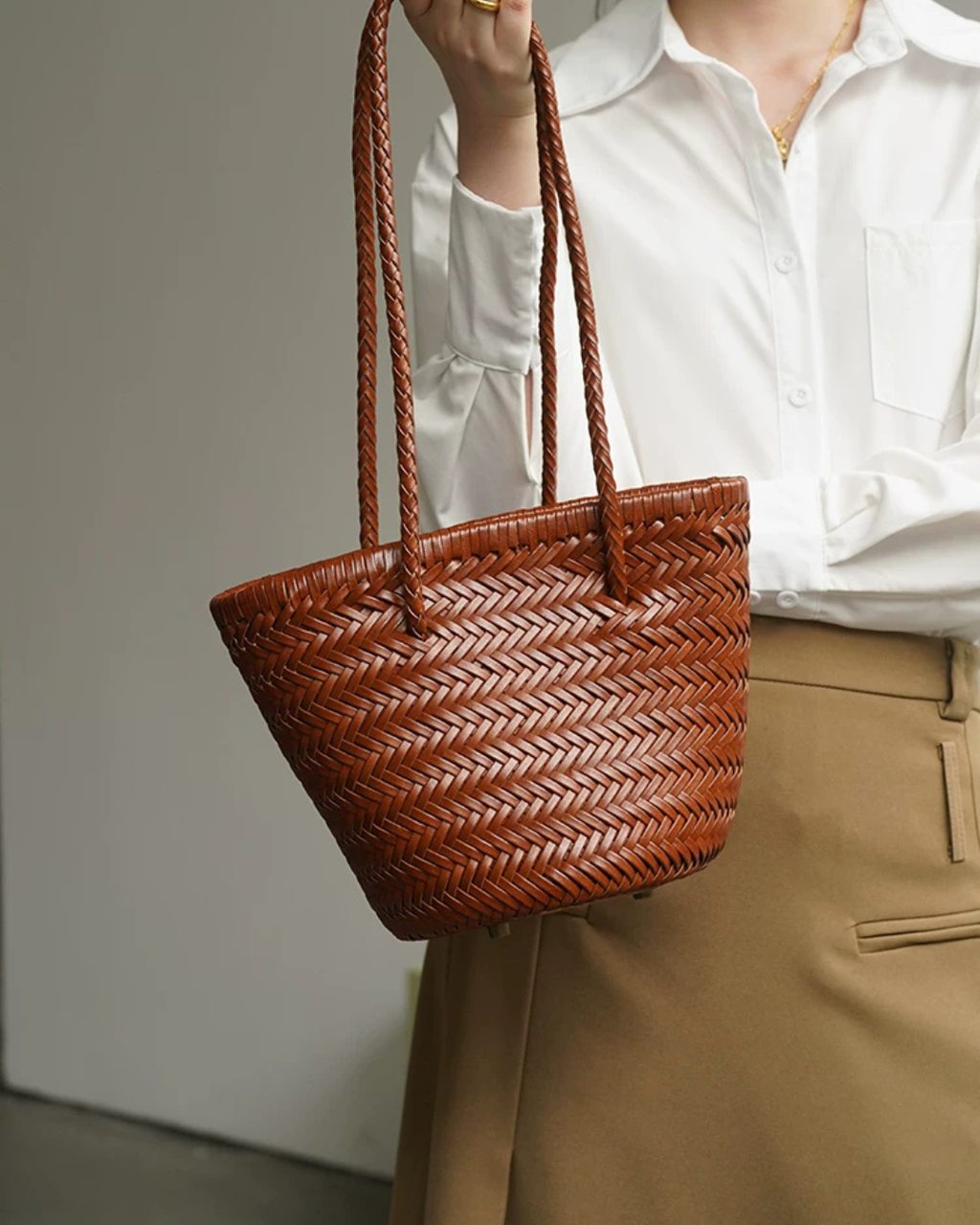Woven Bucket Bag CCU0008