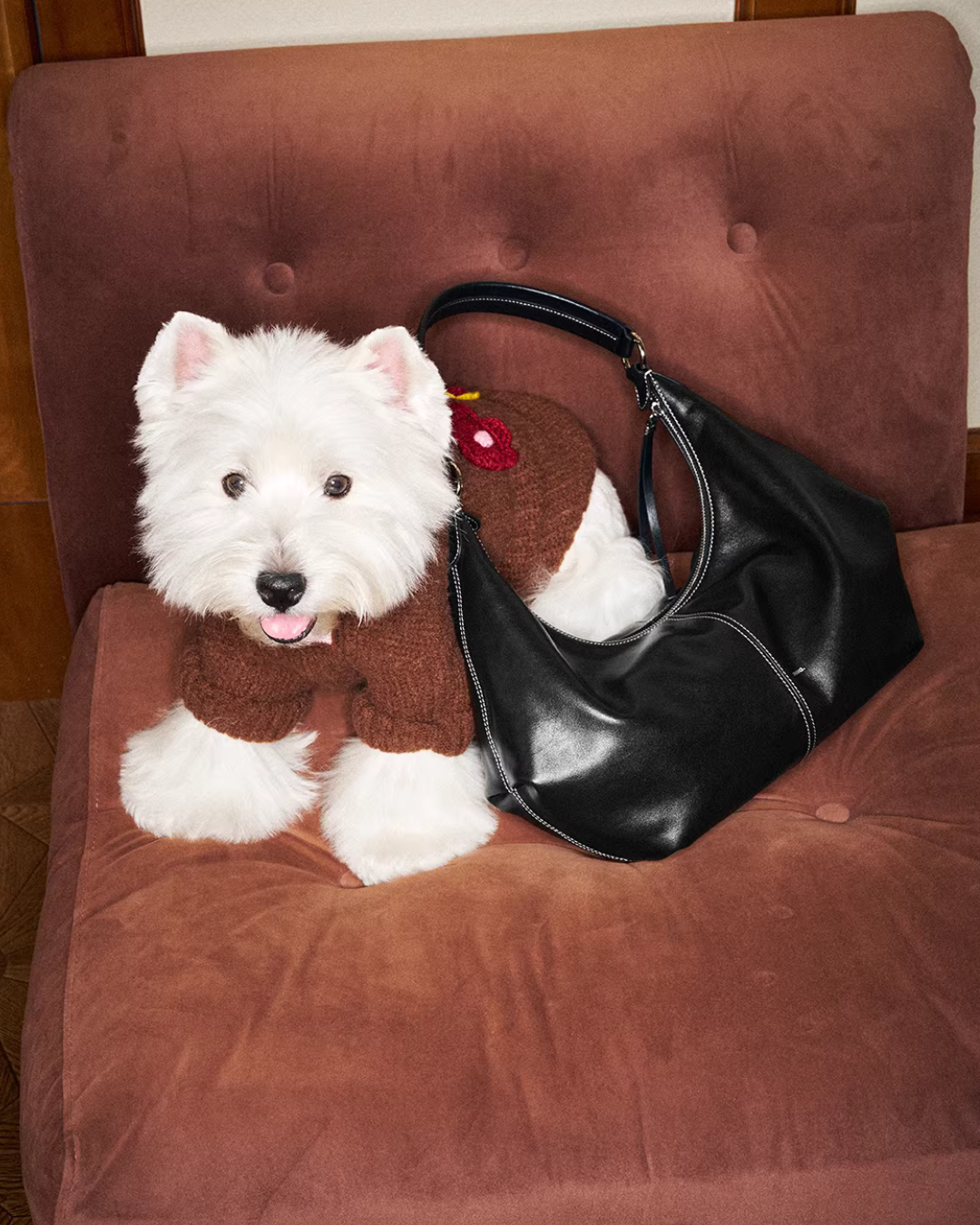 Half Moon Leather Bag MUV0050