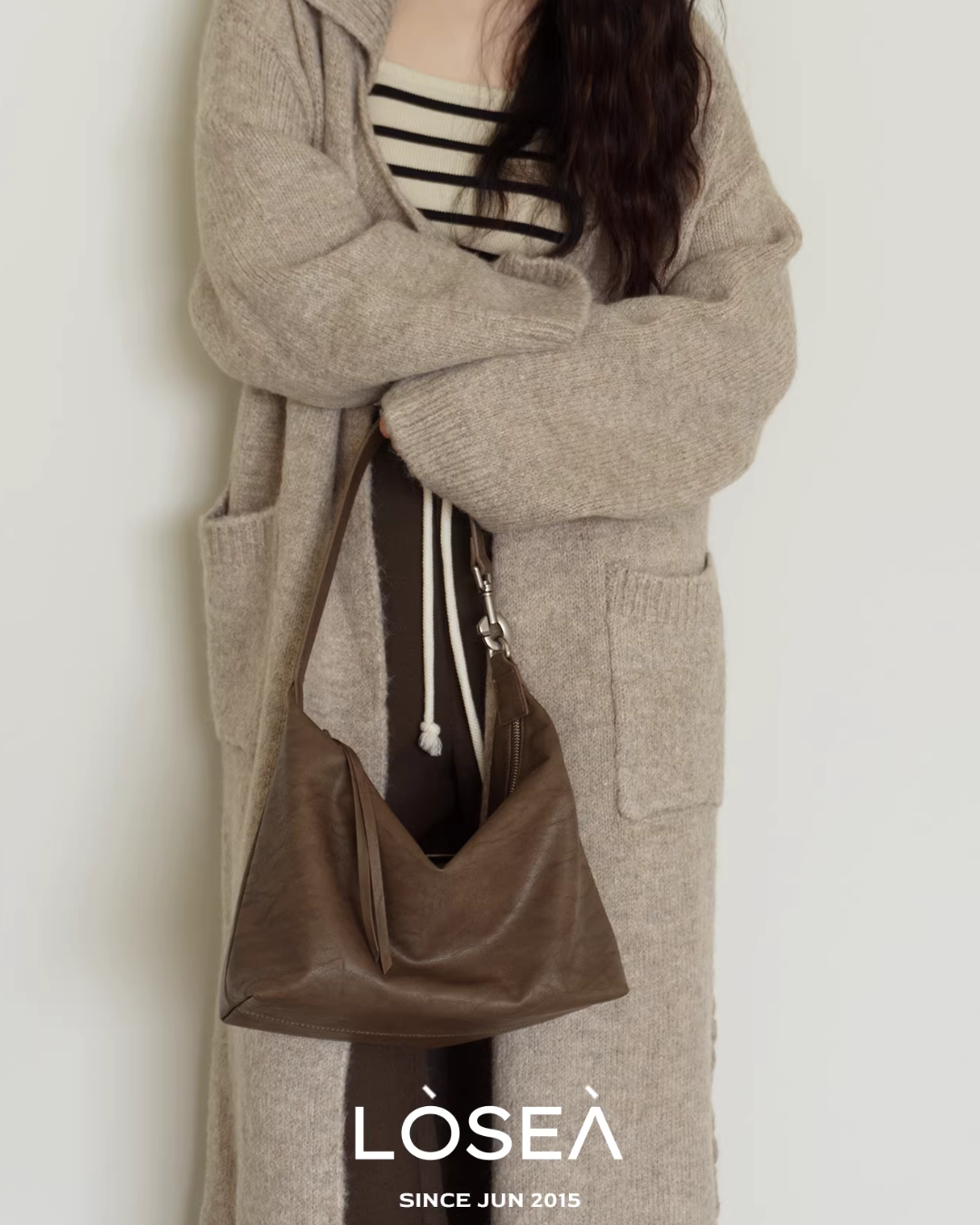 Leather One-Handle Bag LSA0007
