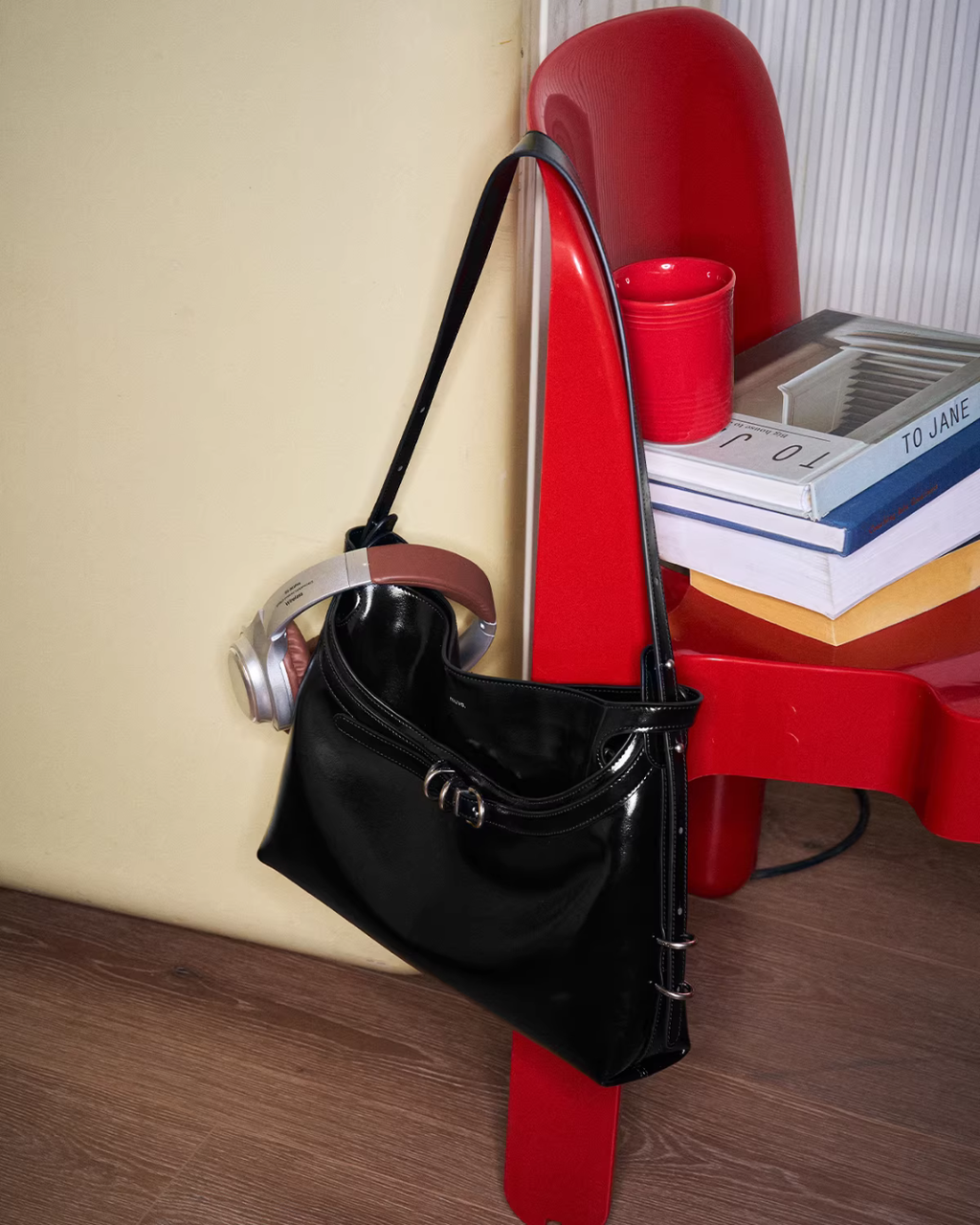 Leather Belt Tote Bag MUV0028